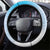 Fiji Christmas Steering Wheel Cover Snow Globe With Fijian Santa LT05