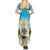 Fiji Christmas Summer Maxi Dress Snow Globe With Fijian Santa LT05