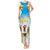 Fiji Christmas Tank Maxi Dress Snow Globe With Fijian Santa - Polynesian Pride