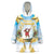 Fiji Christmas Wearable Blanket Hoodie Snow Globe With Fijian Santa LT05