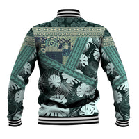 Hawaii Plant Kalo Baseball Jacket Hawaiian Tapa Pattern LT05 - Polynesian Pride