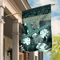 Hawaii Plant Kalo Garden Flag Hawaiian Tapa Pattern LT05 House Flag Green - Polynesian Pride