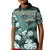 Hawaii Plant Kalo Kid Polo Shirt Hawaiian Tapa Pattern LT05 Kid Green - Polynesian Pride