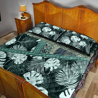 Hawaii Plant Kalo Quilt Bed Set Hawaiian Tapa Pattern LT05 - Polynesian Pride