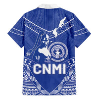 Northern Mariana Islands Family Matching Off Shoulder Maxi Dress and Hawaiian Shirt Chamorro Warrior Tribal Pattern LT05 - Polynesian Pride
