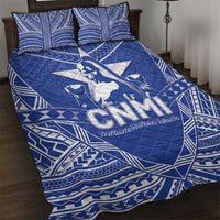 Northern Mariana Islands Quilt Bed Set Chamorro Warrior Tribal Pattern