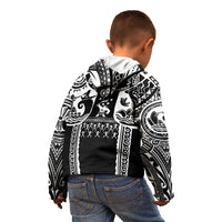 Polynesia Maui Tattoo Inspired Kid Hoodie Black Version