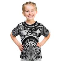 Polynesia Maui Tattoo Inspired Kid T Shirt Black Version LT05 Black - Polynesian Pride
