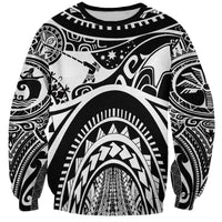 Polynesia Maui Tattoo Inspired Sweatshirt Black Version