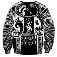 Polynesia Maui Tattoo Inspired Sweatshirt Black Version