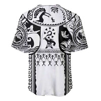 Polynesia Maui Tattoo Inspired Baseball Jersey White Version LT05 - Polynesian Pride