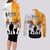 Australia And New Zealand ANZAC Day Couples Matching Long Sleeve Bodycon Dress and Long Sleeve Button Shirt Lest We Forget LT05 - Polynesian Pride