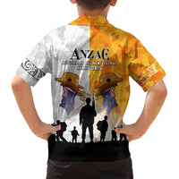 Australia And New Zealand ANZAC Day Family Matching Tank Maxi Dress and Hawaiian Shirt Lest We Forget LT05 - Polynesian Pride