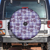 Purple Palaka Hawaii Spare Tire Cover Hawaiian Lehua Blossoms