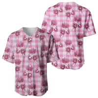 Pink Palaka Hawaii Baseball Jersey Hawaiian Lehua Blossoms LT05 - Polynesian Pride