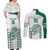 Custom Hawaii Football Couples Matching Off Shoulder Maxi Dress and Long Sleeve Button Shirt Rainbow Warriors Kakau Pattern LT05 - Polynesian Pride