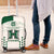 Custom Hawaii Football Luggage Cover Rainbow Warriors Kakau Pattern LT05 White - Polynesian Pride