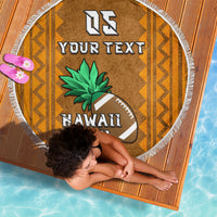 Custom Hawaii Honolulu Football Bowl Beach Blanket Simple Style LT05 - Polynesian Pride
