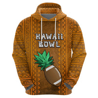 Custom Hawaii Honolulu Football Bowl Hoodie Simple Style LT05 - Polynesian Pride