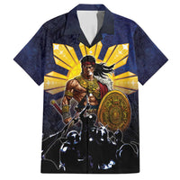 Philippines The First Hero Family Matching Off Shoulder Short Dress and Hawaiian Shirt Lapu Lapu Know Your Roots