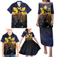 Philippines The First Hero Family Matching Puletasi and Hawaiian Shirt Lapu Lapu Know Your Roots