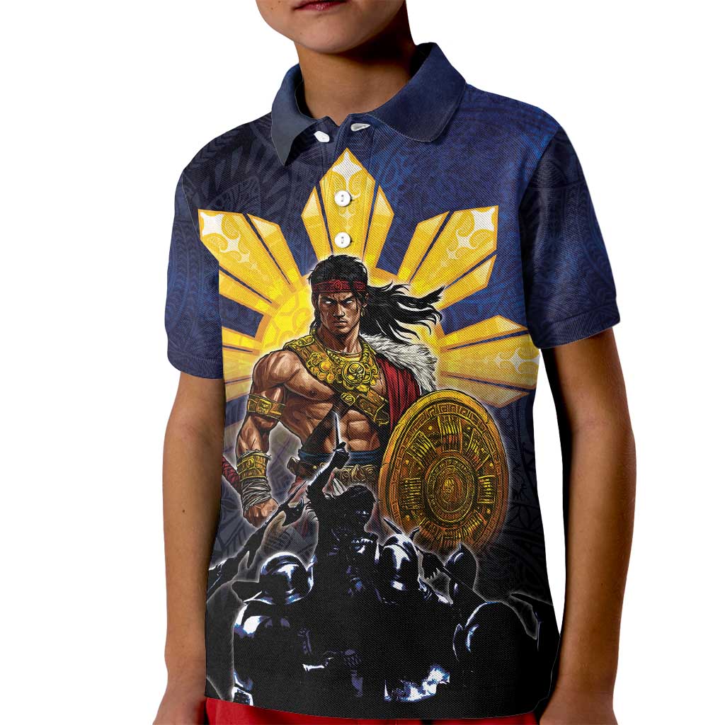 Philippines The First Hero Kid Polo Shirt Lapu Lapu Know Your Roots