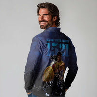 Philippines The First Hero Long Sleeve Polo Shirt Lapu Lapu Know Your Roots