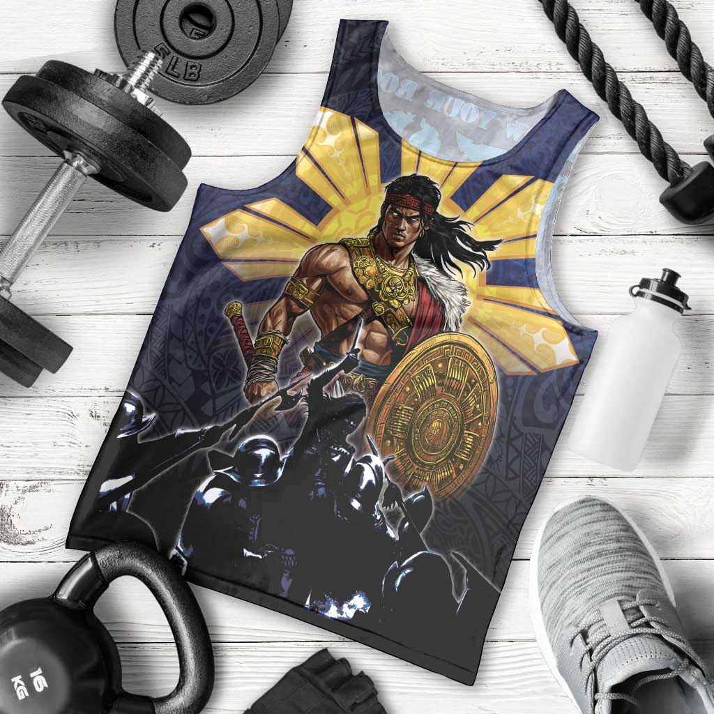 Philippines The First Hero Men Tank Top Lapu Lapu Know Your Roots LT05 - Polynesian Pride