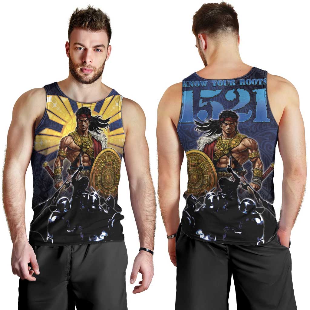 Philippines The First Hero Men Tank Top Lapu Lapu Know Your Roots LT05 - Polynesian Pride