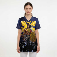 Philippines The First Hero Scrub Top Lapu Lapu Know Your Roots - Polynesian Pride