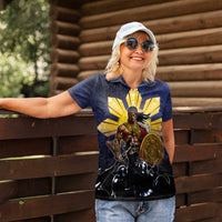 Philippines The First Hero Women Polo Shirt Lapu Lapu Know Your Roots LT05 - Polynesian Pride