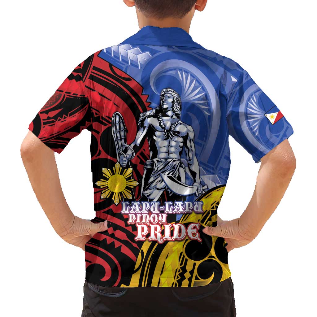 Philippines Lapu-Lapu Family Matching Off Shoulder Short Dress and Hawaiian Shirt Proud Of My King