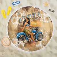 Aloha Hawaii Biker Beach Blanket Ride To Paradise