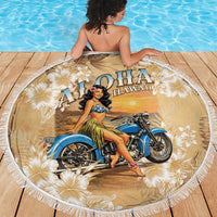 Aloha Hawaii Biker Beach Blanket Ride To Paradise
