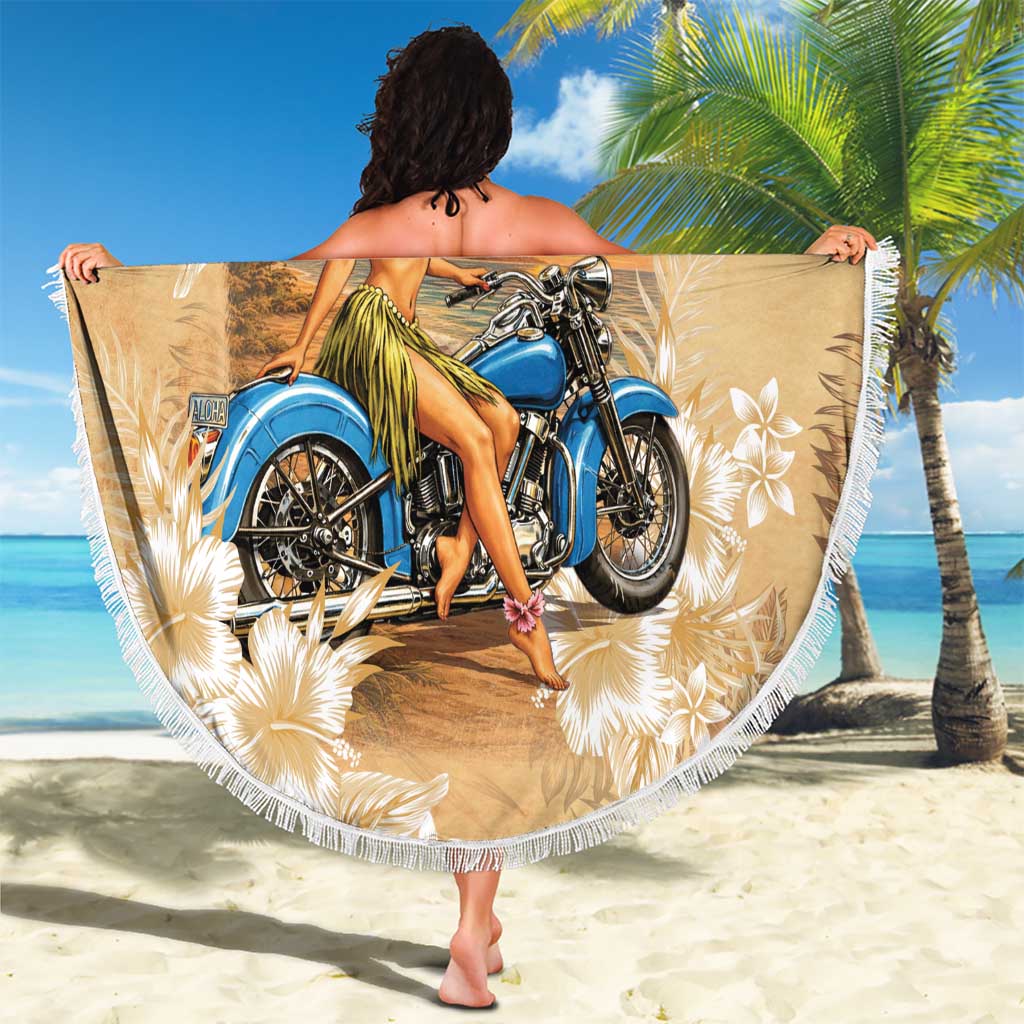 Aloha Hawaii Biker Beach Blanket Ride To Paradise