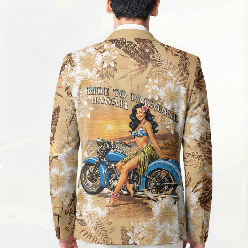 Aloha Hawaii Biker Blazer Ride To Paradise