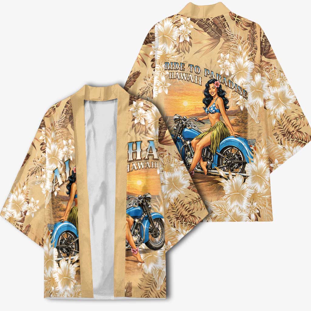 Aloha Hawaii Biker Kimono Ride To Paradise