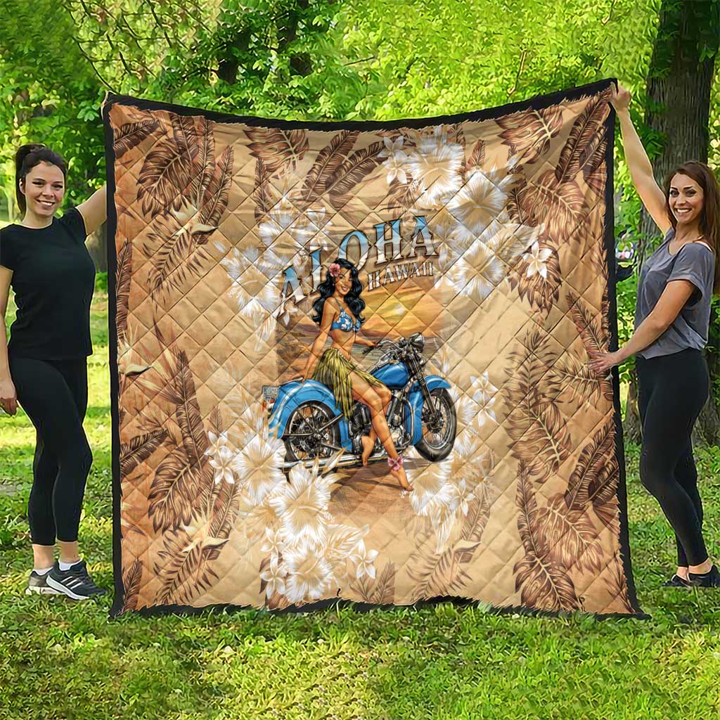 Aloha Hawaii Biker Quilt Ride To Paradise LT05 - Polynesian Pride