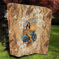Aloha Hawaii Biker Quilt Ride To Paradise LT05 - Polynesian Pride