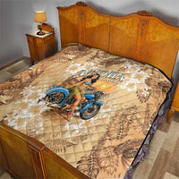 Aloha Hawaii Biker Quilt Ride To Paradise LT05 - Polynesian Pride