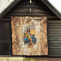 Aloha Hawaii Biker Quilt Ride To Paradise LT05 - Polynesian Pride
