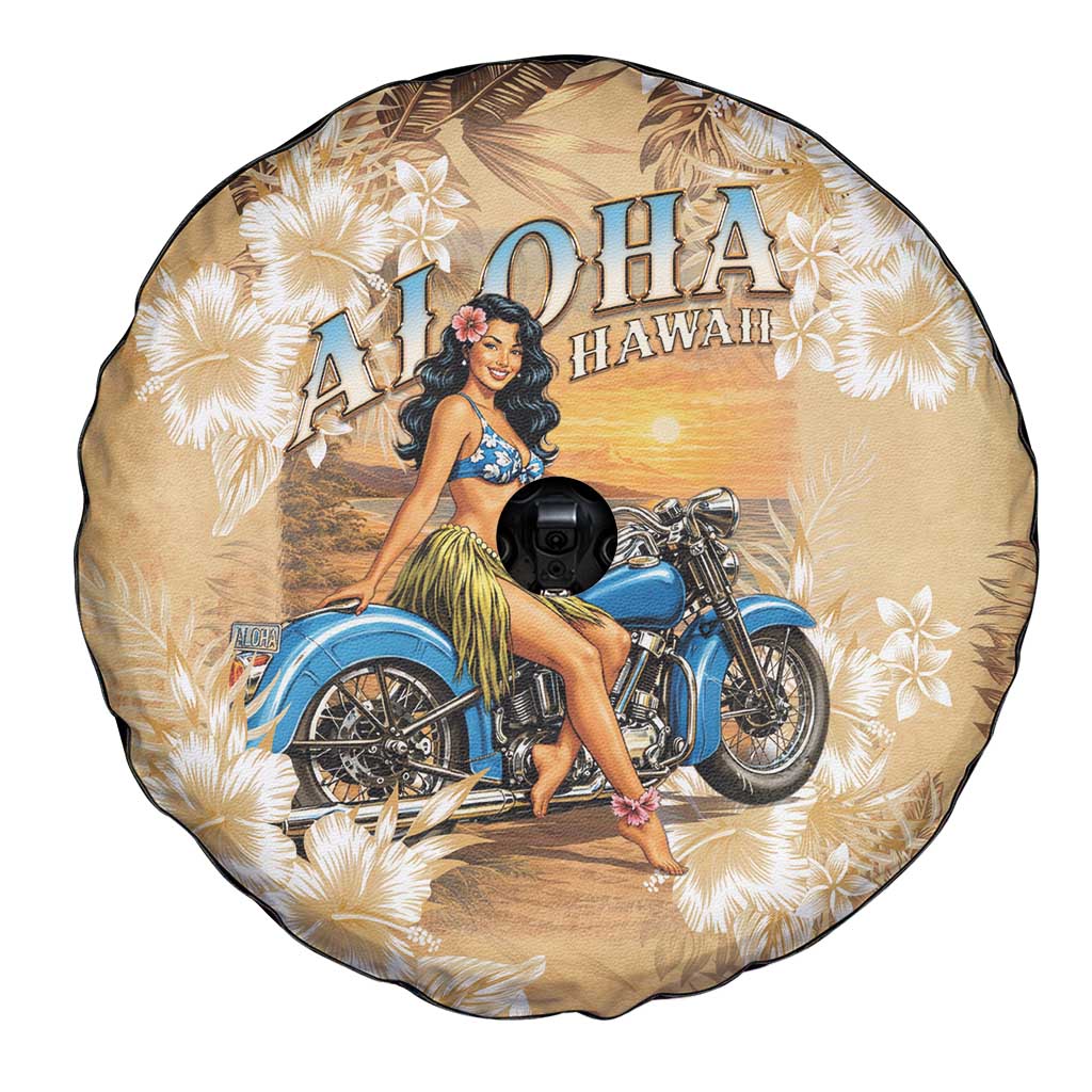 Aloha Hawaii Biker Spare Tire Cover Ride To Paradise