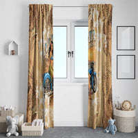 Aloha Hawaii Biker Window Curtain Ride To Paradise