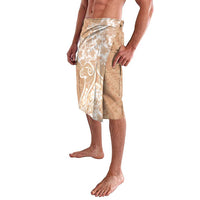 Polynesian Women's Day Lavalava Brown Hibiscus Flowers With Polynesian Pattern