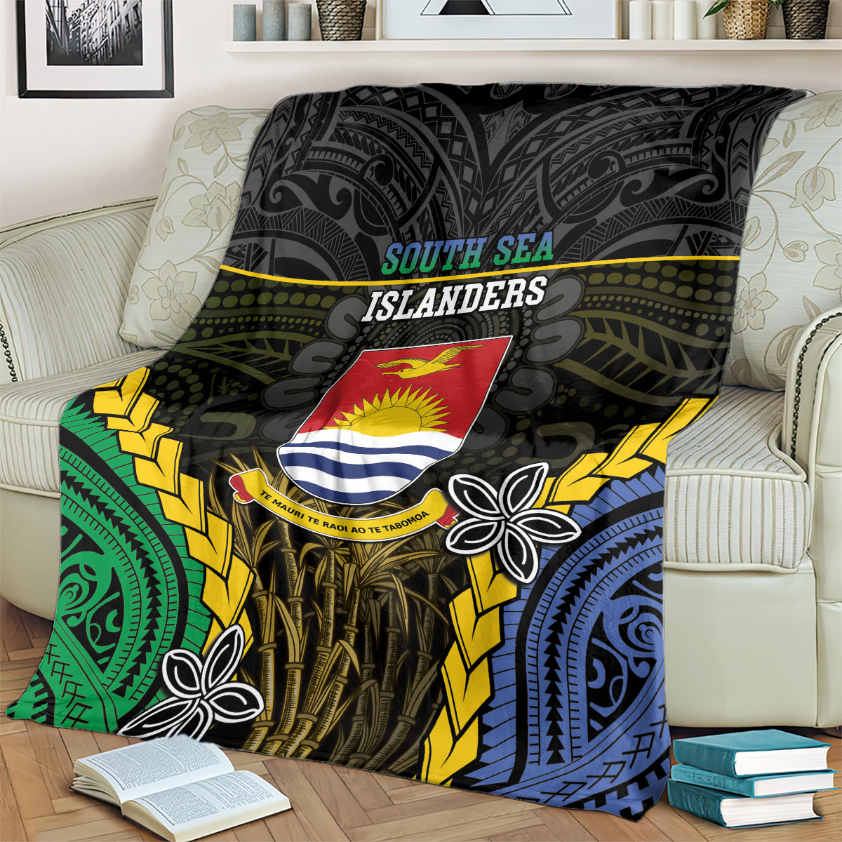 South Sea Islanders And Gilbert Islands Blanket Kanakas Polynesian Pattern LT05 - Polynesian Pride