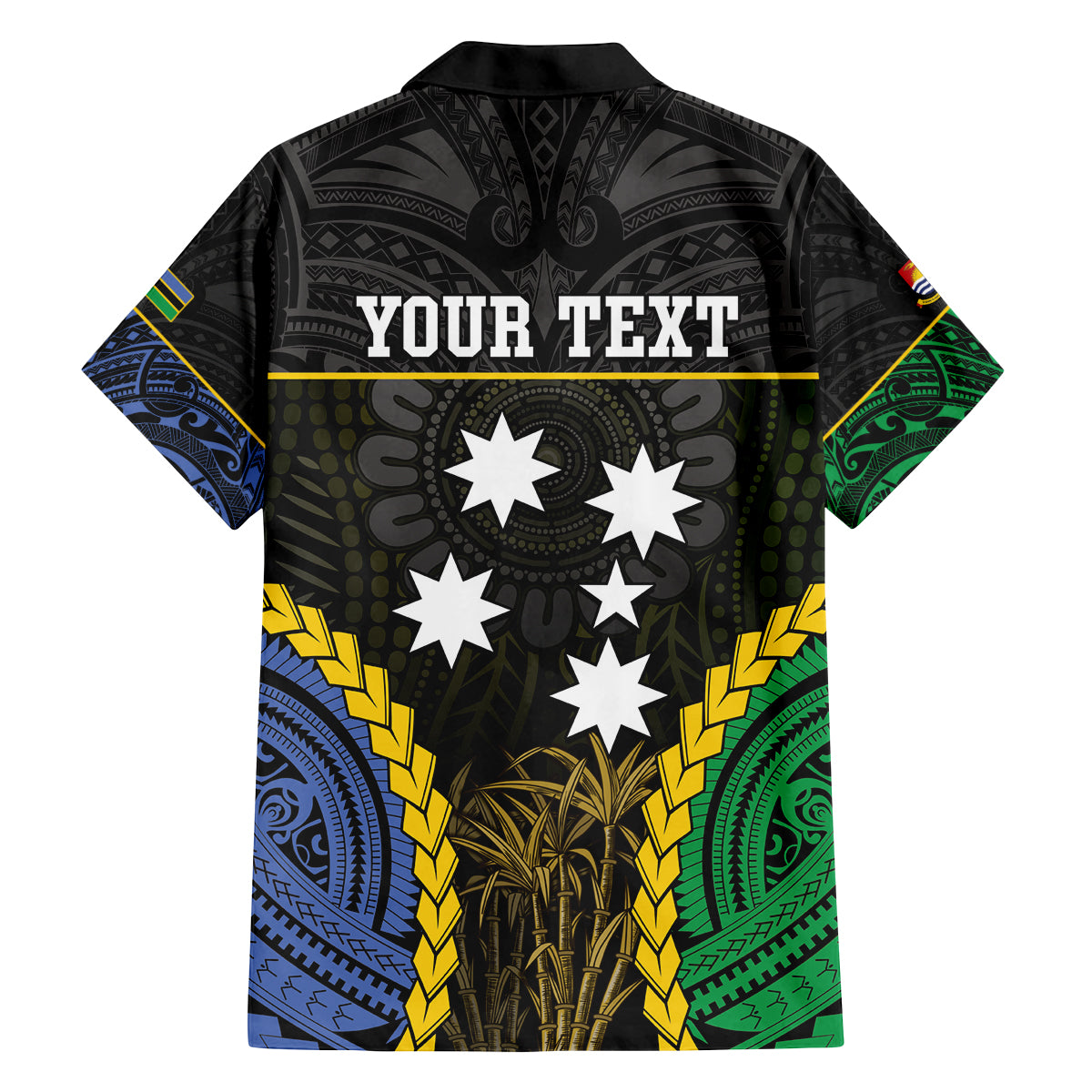 Personalised South Sea Islanders And Gilbert Islands Family Matching Off Shoulder Short Dress and Hawaiian Shirt Kanakas Polynesian Pattern LT05 - Polynesian Pride