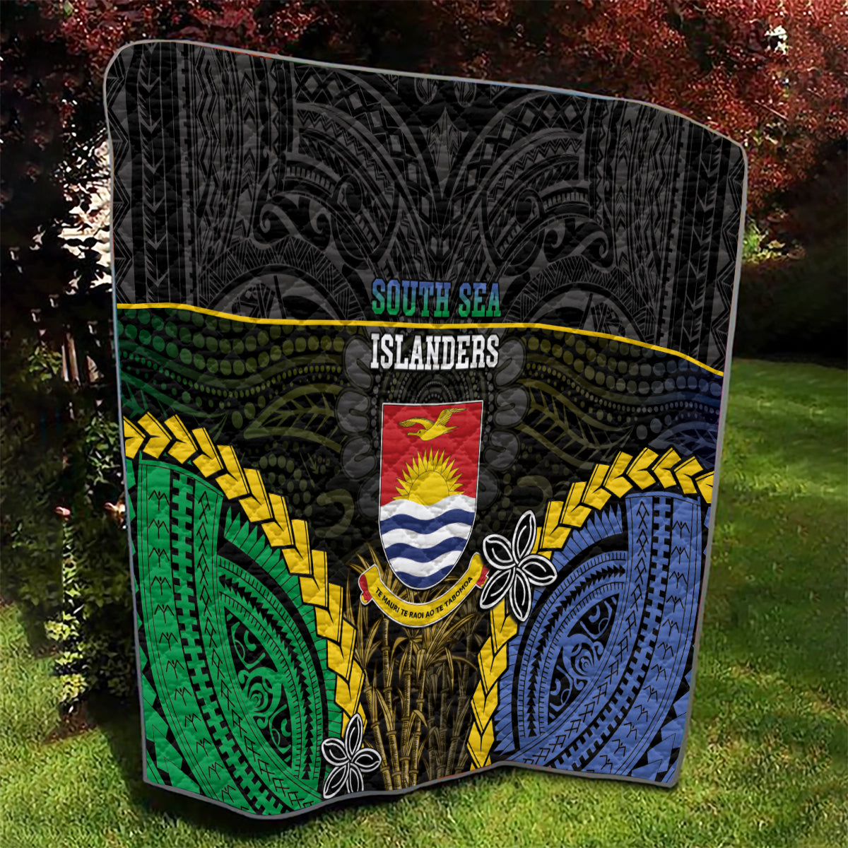 South Sea Islanders And Gilbert Islands Quilt Kanakas Polynesian Pattern LT05 - Polynesian Pride