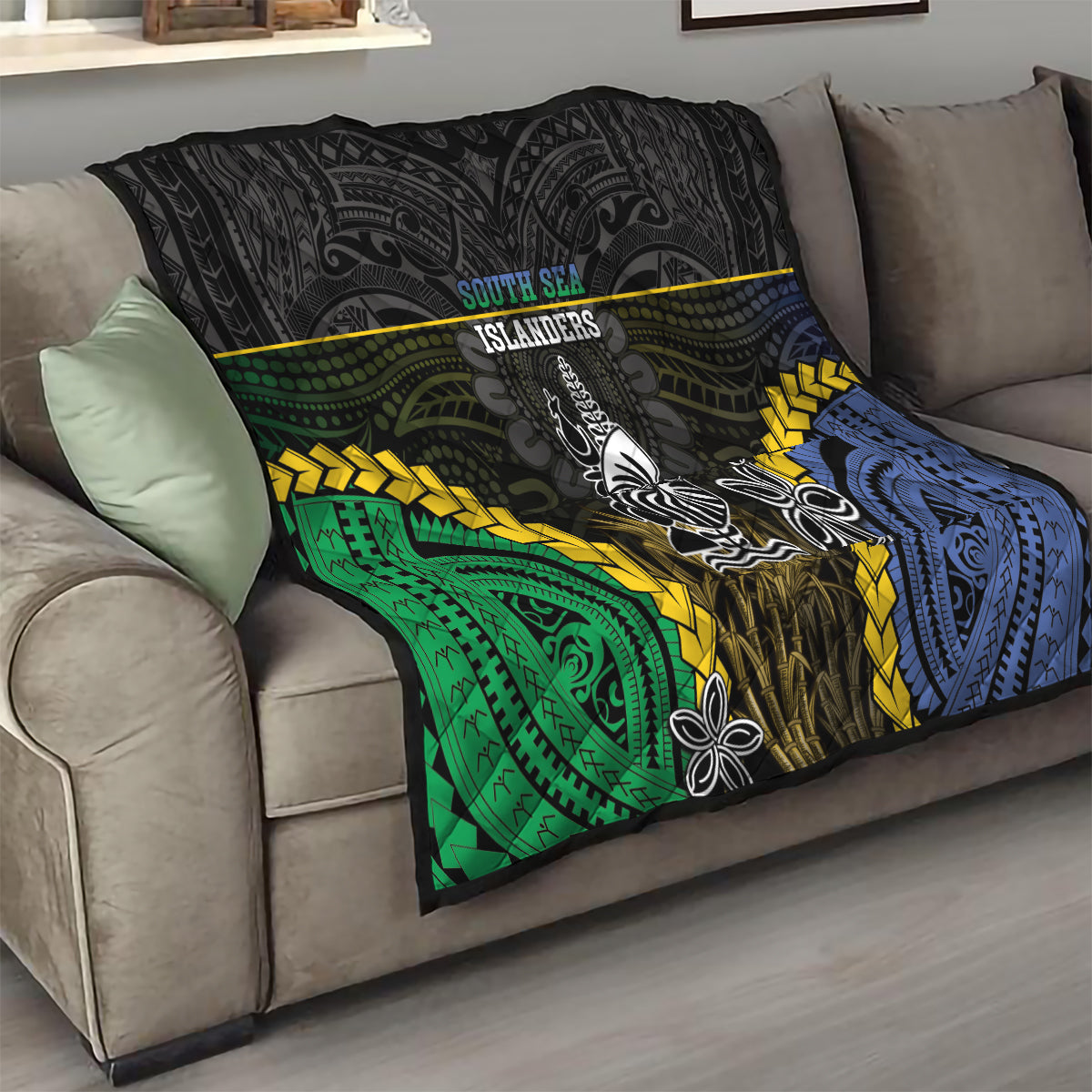 South Sea Islanders And New Caledonia Quilt Kanakas Polynesian Pattern LT05 - Polynesian Pride