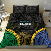 South Sea Islanders And New Ireland Bedding Set Kanakas Polynesian Pattern
