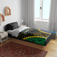 South Sea Islanders And New Ireland Bedding Set Kanakas Polynesian Pattern